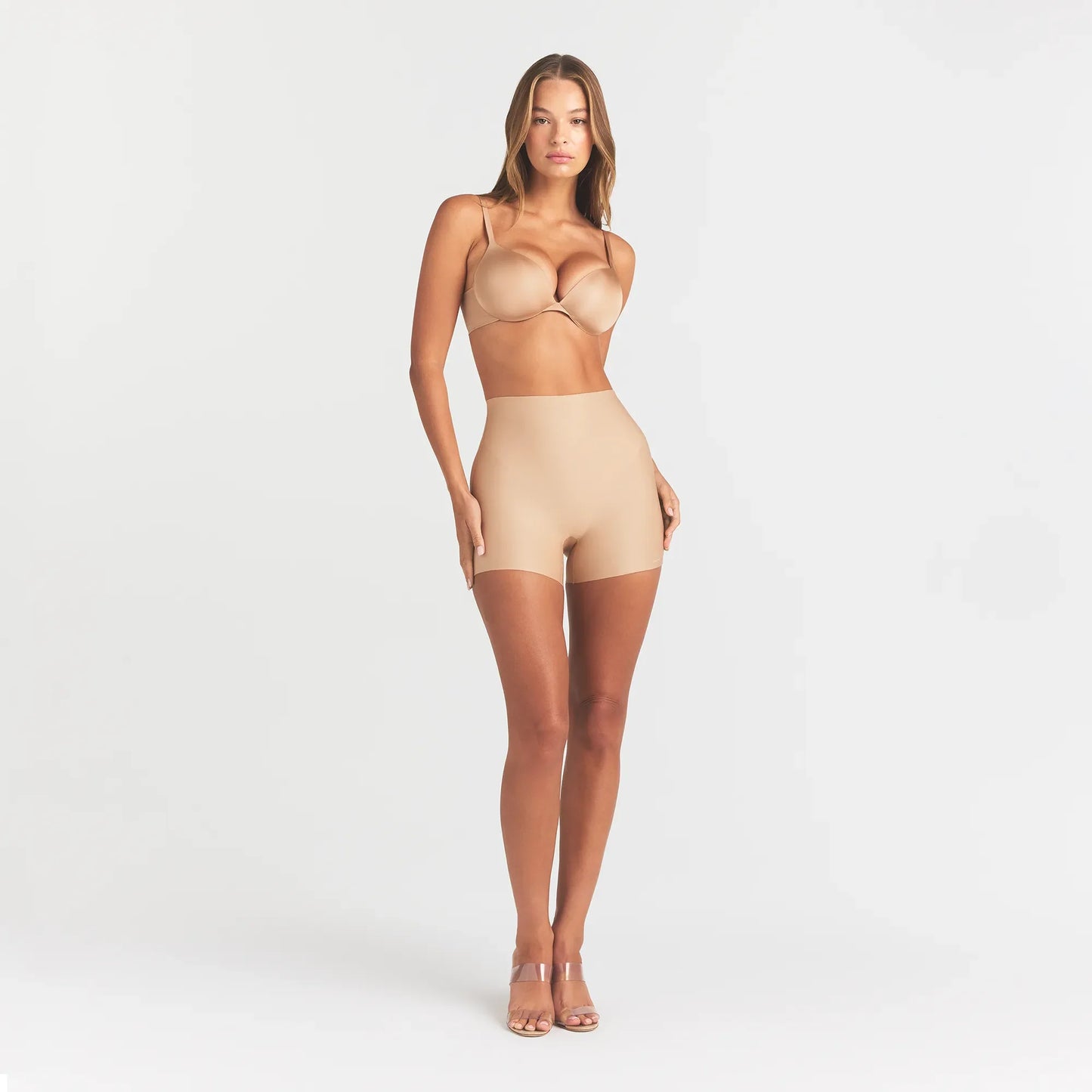 SKIMS BODY CORE SCULPT SHORTIE | CLAY